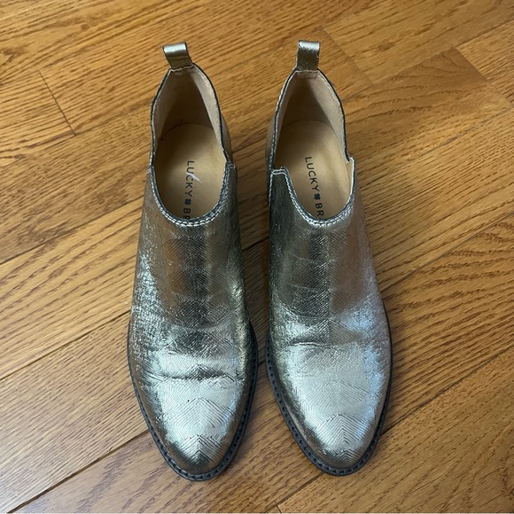 Lucky Brand Fayth 2 Metallic Bootie - Picture 4 of 12